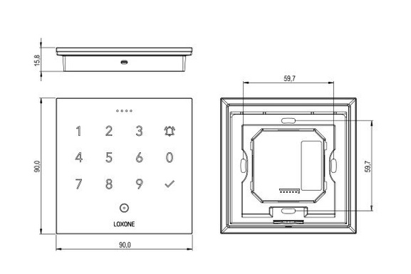 NFC Code Touch for Nano antracytowy